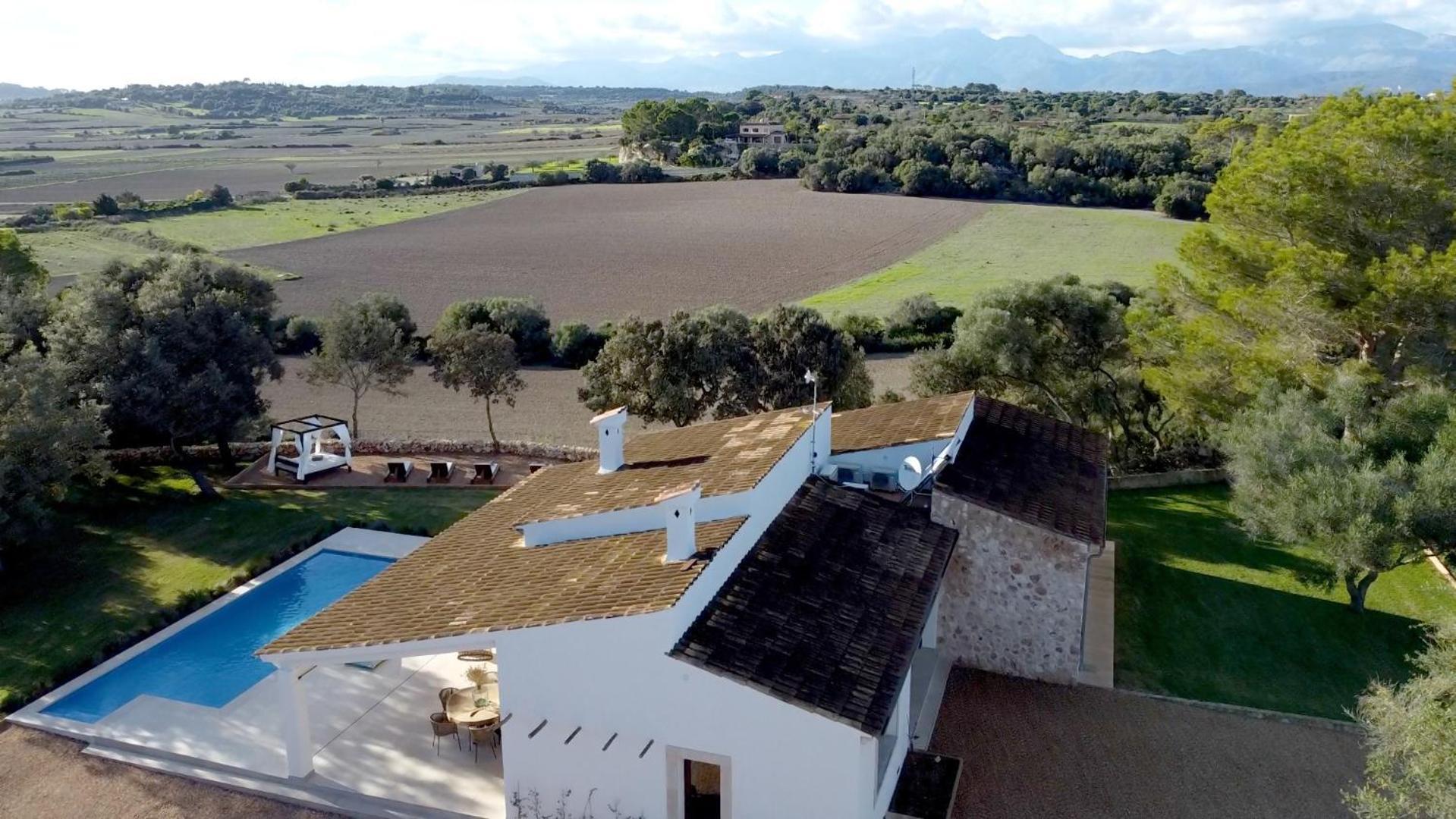 Es Mirador De Vernissa Jacuzzi Sauna Y Piscina Santa Margalida Exterior photo